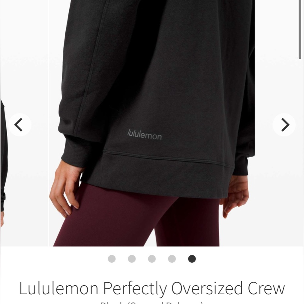 Lululemon Perfectly Oversized Crew retails $108 - Picture 5 of 5